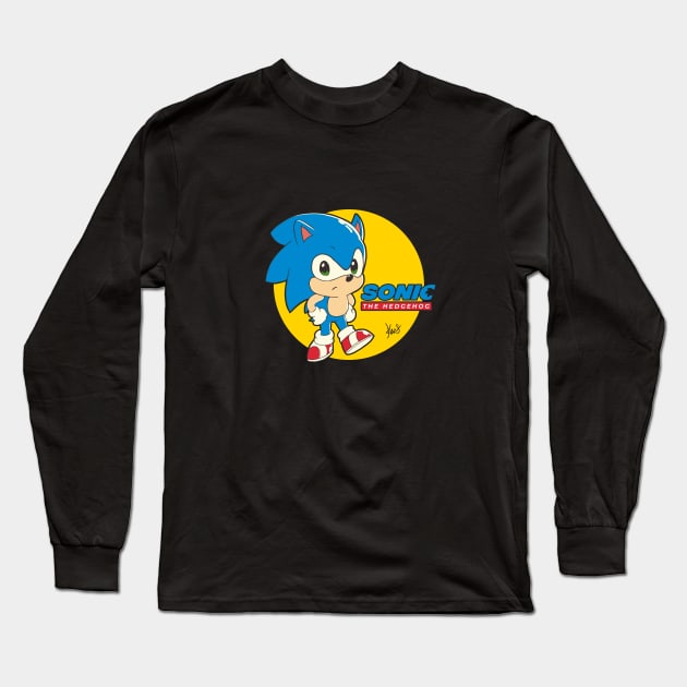 Sonic The Hedgehog Long Sleeve T-Shirt by KEMOSABE